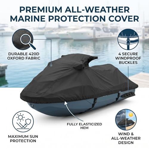 Housse de bateau remorquable imperméable bâche protection contre vent - 3