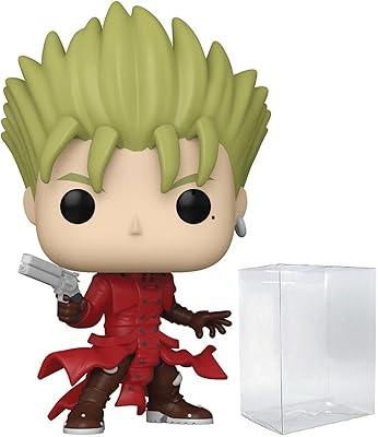 POP Anime: Trigun - VASH The Stampede Funko Vinyl Figure (Bundled with Compatible Box Protector Case), Multicolor, 3.75 inches
