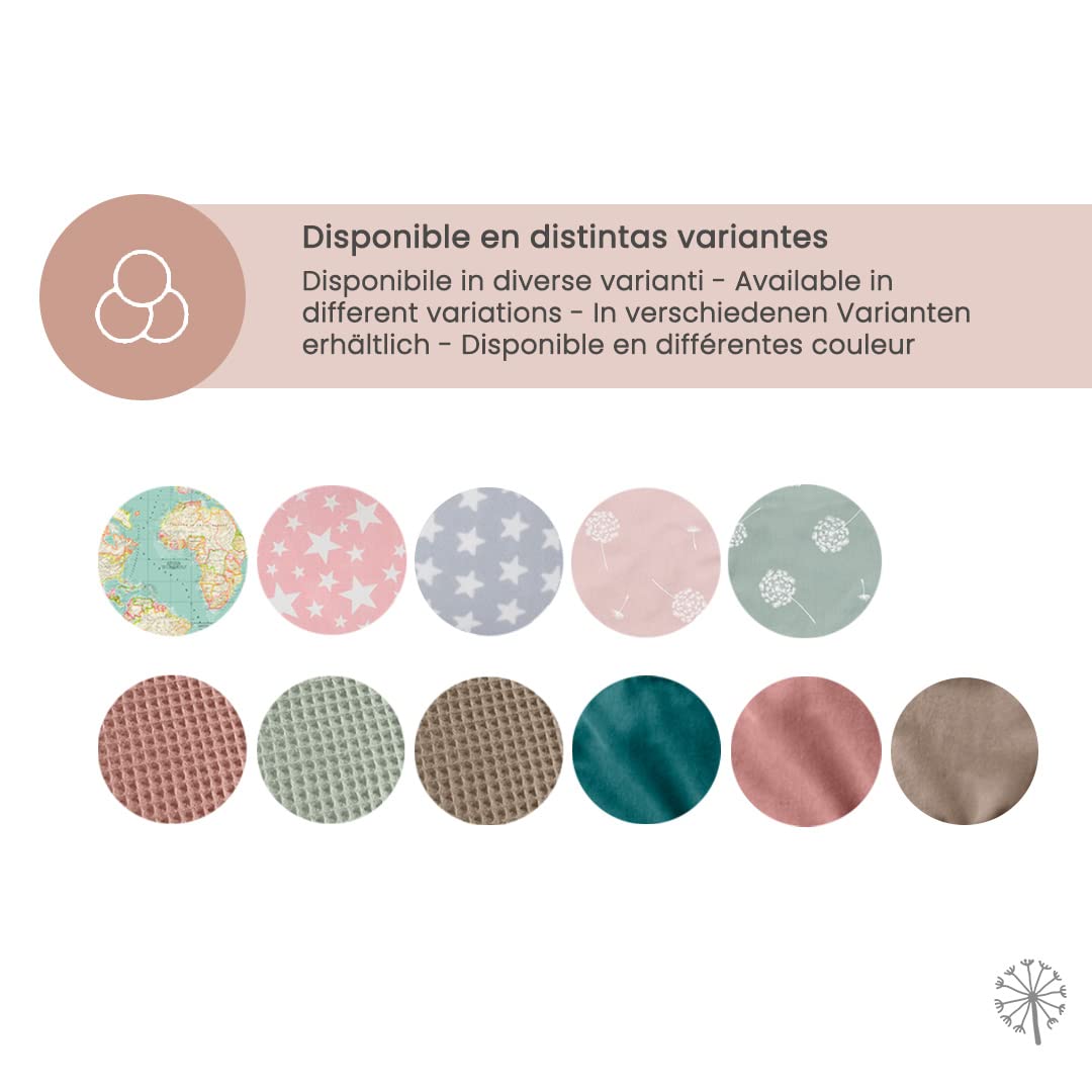 MIMUSELINA Sac Poussette | Grand Organisateur Poussette pour Bébé | Organisation Totale avec 7 Poches | À Porter à l’Épaule ou à Fixer sur la Poussette sans Crochets | Fabriqué en Espagne