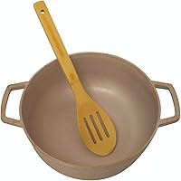 Vista 5 de Kit de cucharas de madera de alta calidad, juego de utensilios de bambú de 5 piezas, esenciales de cocina antiadherentes, regalos perfectos