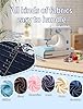 Portable Sewing Machine Ideal for Beginners, Adults, and Kids - 12 Built - in Stitches, Basic Sewing Kit Included, 2 - Speed Foot Pedal, Perfect for Home Use - Blue And White-HKS1