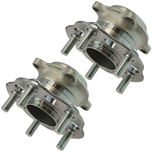 Image of TRQ Rear Left and Right Wheel Bearing and Hub Assembly Set 2 Piece Compatible with 07-11 Honda CR-V 10-11 Accord Crosstour 12-15 FWD Models
