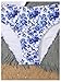 Luckydora Girls 3 Piece Bikini Set Halter Triangle Top Floral Print Mid Waist Bottom Cover Up Skirt Cute Summer Beach Swimwear Blue 12 Years