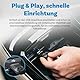 OTTOCAST Mini 2in1 Wireless Carplay Adapter für iPhone, Android Auto Adapter Konvertieren Sie Kabelgebundenen zu Kabellosen Carplay-Dongle, Kompatibel mit Autos nach 2016 mit Wired CarPlay und AA