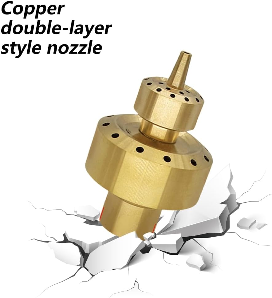 Decorative Outdoor Fountain Sprinkler Head Nozzle Replacement for Yard Landscape