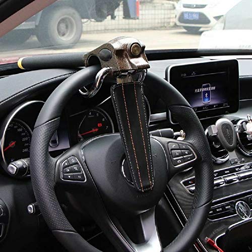 MASO High-end Steering Wheel Lock Anti Cut Saw Rust with 3 Keys for SUV Heavy Duty Vehicle Car by MASO - Used condition - US$37.00