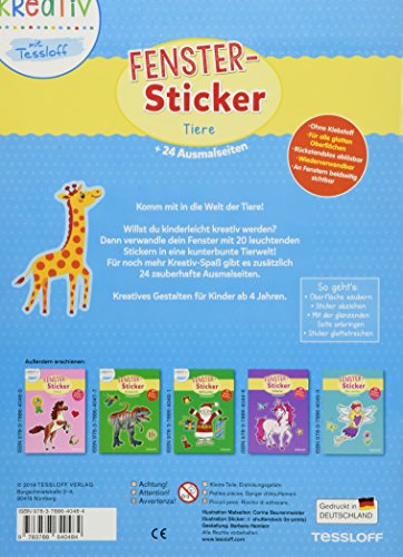 Fenster-Sticker. Tiere