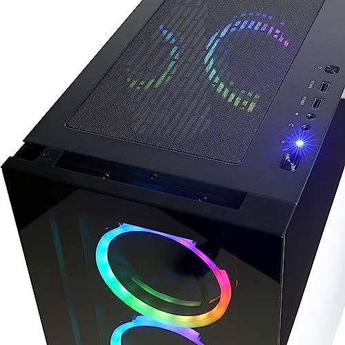 Image of CyberpowerPC Gamer Master Gaming PC, AMD Ryzen 7 7700 3.8GHz, GeForce RTX 4060 Ti 16GB, 32GB DDR5, 2TB NVMe SSD, Wi-Fi Ready & Windows 11 Home (GMA1420A3),Black