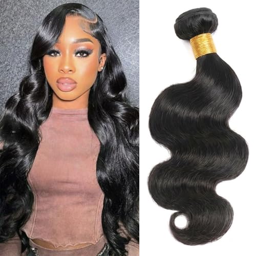 Extensiones de cabello humano brasileño virgen body wave de 28 pulgadas con doble selección
