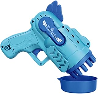 Bubble Guns for Kids,Bubble Maker Gatling Guns Machine Summer Toys - Automatic Bubble with Bubble Refill for Summer Party Favors, Birthday Gifts M/l