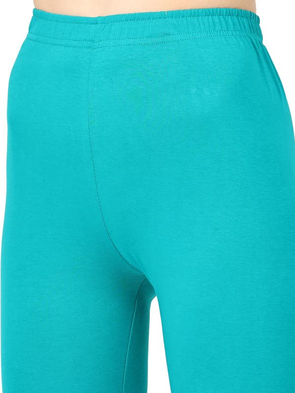 Image of Robinbosky Premium Stretchable Cotton Capri Legging for Women | Suitable for Formal wear & Casual wear | High-End Elastic Makes. The Leggings Squat Proof and Durable for Travel, Yoga, & Workout.