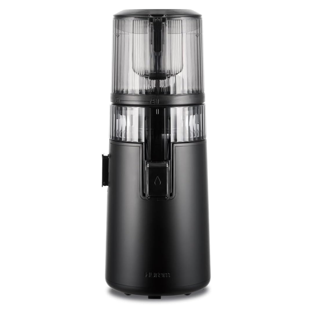 Hurom | Estrattore H-70 - Succhi Più Sani, Gustosi e Senza Sprechi, Estrattore di Succo Premium, Pulizia Facile e Veloce, Alta Resa di Succo, Tecnologia di Spremitura Lenta - Charcoal