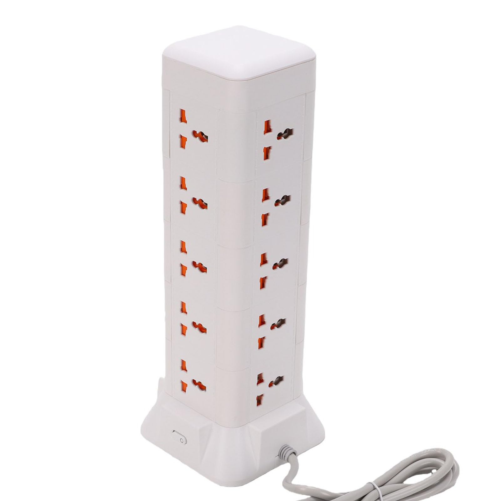 ANGGREK Ciabatta Elettrica a Torre con 15 Prese AC e 3 Porte USB, Cavo da