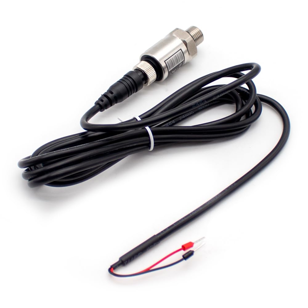 Cavo del Trasduttore di Pressione PT-506 IP68, Sensore Idraulico del Gas Dell'acqua del Trasmettitore di Pressione 0-10Bar/0-16Bar/0-25Bar 4-20mA G1/4 (Testa dritta,0-10Bar)