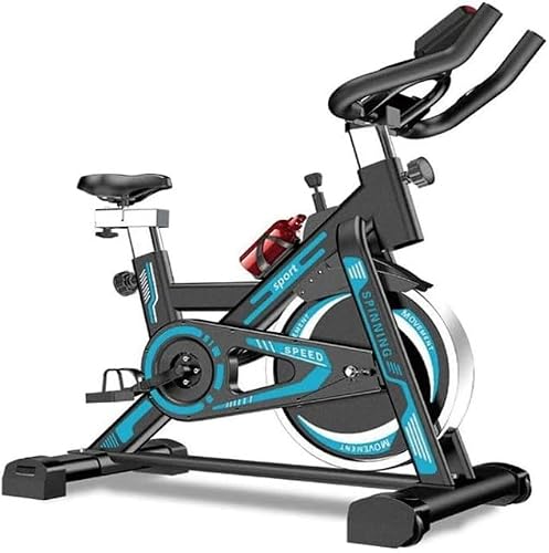 Sport Speed Ultra-Quiet Indoor Sports Exercise Spinning Fitness Bicycle 30 inch (10 Gear, Blue) Exercise Bike, Indoor Home Exercise Cycling Bike Stationary (Blue)