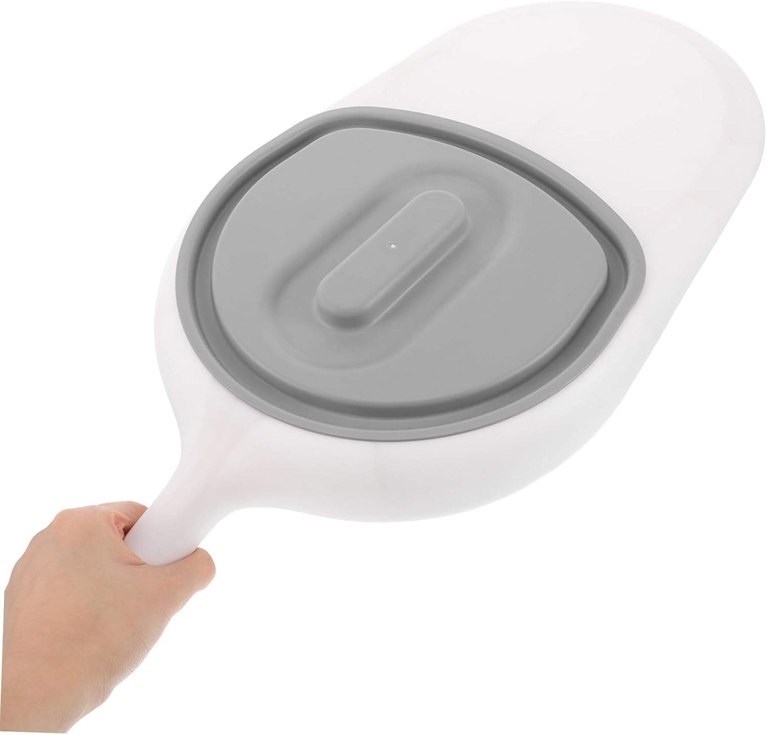 Long Handled Pan for Elderly Care Durable Urine Pot for Women and Men for Bedridden Patients Easy to Use Portable Urinal for Seniors +