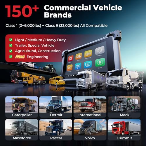 Autel MaxiSys MS908CV II Heavy Duty Truck Bidirectional Scanner, 39+ CV Services, All System,Guided Function,Level-up Ver. of MS906 CV,Same as MS909CV by Autel - Image 8