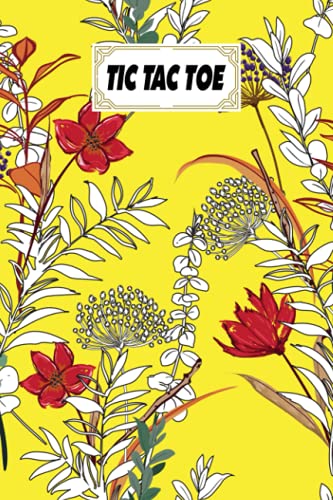 Tic Tac Toe: Games Fun Activities for Kids / Paper & Pencil Workbook for Games, Smart gifts for Family | Watercolor Florals Cover by Emanuel Wilke image 2
