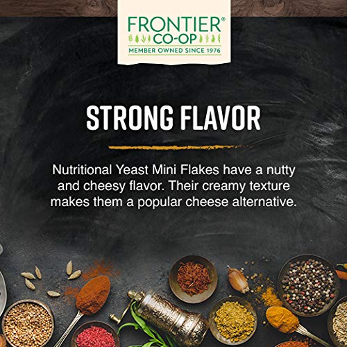 image for Frontier Co-op Nutritional Yeast Flakes, 1 lb Bulk Bag - Vegan, Non-Fo