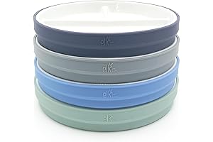 Elk and Friends Toddlers Porcelain Divided Start-to-Finish Plates