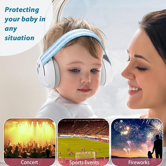 Image of Baby Ear Protection, Noise Cancelling Headphones for Babies and Toddlers Up to 36 Months