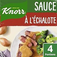 Sauce déshydratée à l'échalote KNORR, idéale pour rehausser le goût de vos plats en un instant. Facile à préparer, il suffit d'ajouter de l'eau pour obtenir une sauce savoureuse et onctueuse. Parfaite pour accompagner viandes, poissons et légumes, el...