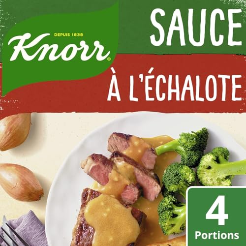 Sauce échalote Knorr pour réussir vos dîners en famille au quotidien - Lot de 4