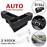 ✘ PERFEKTER ORGANIZER: Zusätzlicher Stauraum im Auto, effektiv mit der Funktion der Aufbewahrung von Kleinigkeiten (Handy, Notiz, Sonnenbrille, Stifte, Geldbörse, Zigaretten, Schlüssel, Münzen, Datenkabel, CD und andere Kleinteile, etc.) Eine nützliche Hilfe, das Chaos in Ihrem Auto zu beenden und Sachen leicht zu finden.