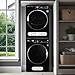 Conserv Front Load Washer & Condensing Dryer, 2.2 cu ft Washer (110V) + 4 cu ft Dryer (220/240V), ENERGY STAR, 15 Cycles, Stainless Steel Drum, LED Display, Compact Laundry Pair (Matte Black)