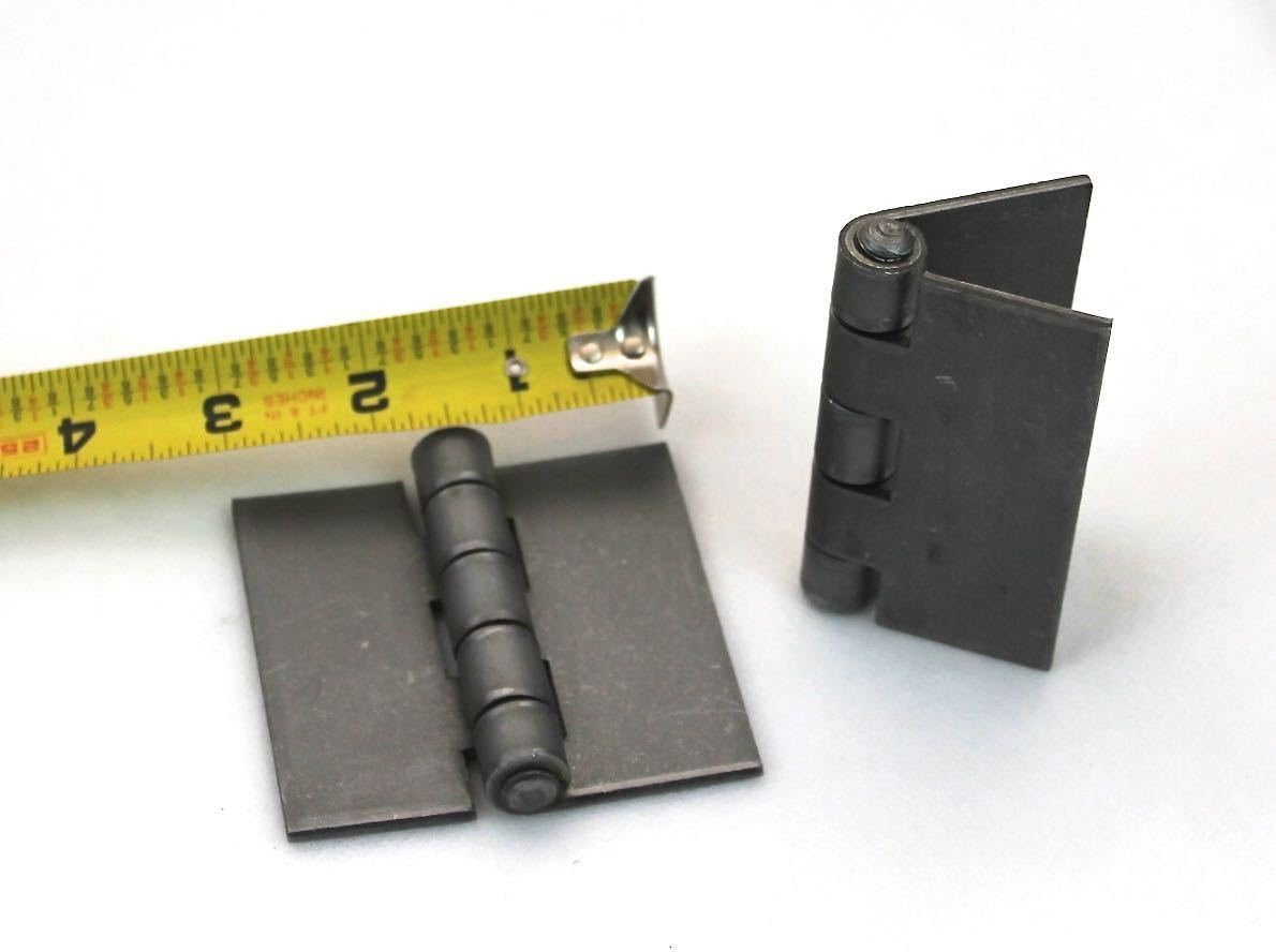 Heavy Duty Weldable Pair 3" x 3" Gate Hinges-Steel Butt Hinge /Hvy Gates Doors
