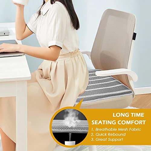 Aeroivi Office Chair Cushion, Non-Slip Car Seat Cushion With 3D Airmesh Pad Easy To Wash Breathable For Long Sitting For Relief And Comfort Square #TOP2