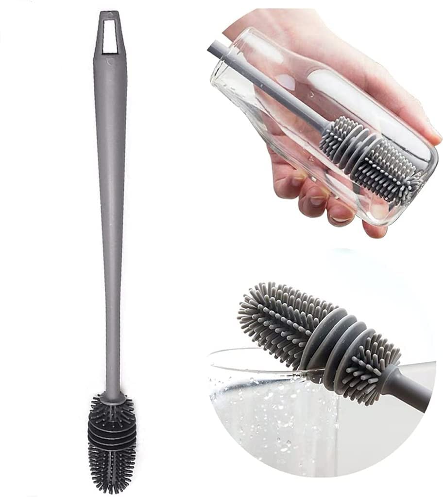 Racklik Silicon Water Bottle, Long Handle Water Bottles Cleaner, Cleaner Brush for Glassware, Perfect for Smaller Diameter Bottle Openings (Pack of 1) (B0BLKFXFGB) Amazon Price History, Amazon Price Tracker