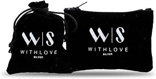 Miniatura 4 de WithLoveSilver - Colgante de plata de ley 925 con esmalte de fase lunar y estrella