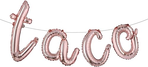 Miniatura 18 de Globos de fiesta para fiesta, suministros de taco, decoraciones de fiesta del Cinco de Mayo, globos de aluminio de mylar, decoraciones de fiesta