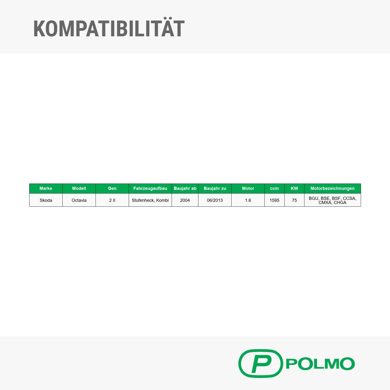 POLMOstrow Auspuff für Skoda Octavia 2 II 2004-2013