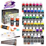 acrylfarben kaufen wien Premium Acrylfarbe: Ratel Acrylfarben haben eine hohe Sättigung und lebendige Farben, und ihre Textur ist fein, gleichmäßig und glatt, dick und cremig, beste Farbkonsistenz, minimale Farbverschiebung von nass nach trocken, hervorragende Deckkraft, maximale Pigmentkonzentration für einfaches Mischen und geschmeidige Konsistenz.