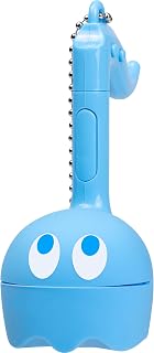 Otamatone Melody Original PAC-Man Electronic Portable Music Toy Player Synthesizer from Japan by Maywa Denki Officially Licensed Merchandise with English Instructions Keychain Accessory - Inky