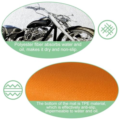 Alfombrillas de cocina absorbentes VAPOKF para proteger el suelo de manchas y salpicaduras 6