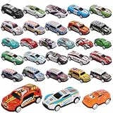 goeringii 30 Pack Pull Back Cars for Kids, Mini Cars Toy Bulk Party Favor Race Cars Toys, Bulk Small Pull Back Car Toys for Treasure Box, Goodie Bag Stuffers, Pinata Fillers for Boys Girls Toddlers