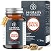 Produktbild serotalin GENIUS BRAIN Kapseln | Vitamin B12, L-Tyrosin, Grünem Tee Extrakt, CDP-Cholin & Koffein | 100% Vegan & Made in Germany | 60 Kapseln | 1 Monat