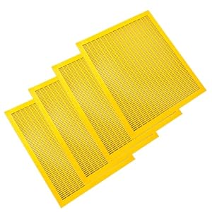 4 pcs/Pack Plastic Queen Excluder Queen Bee Excluder Beekeeping Tools (10 Frame)