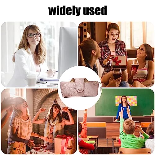 Bolsa para Óculos | Bolsa portátil para sol | Capa para couro camada superior, fina, portátil, estoj