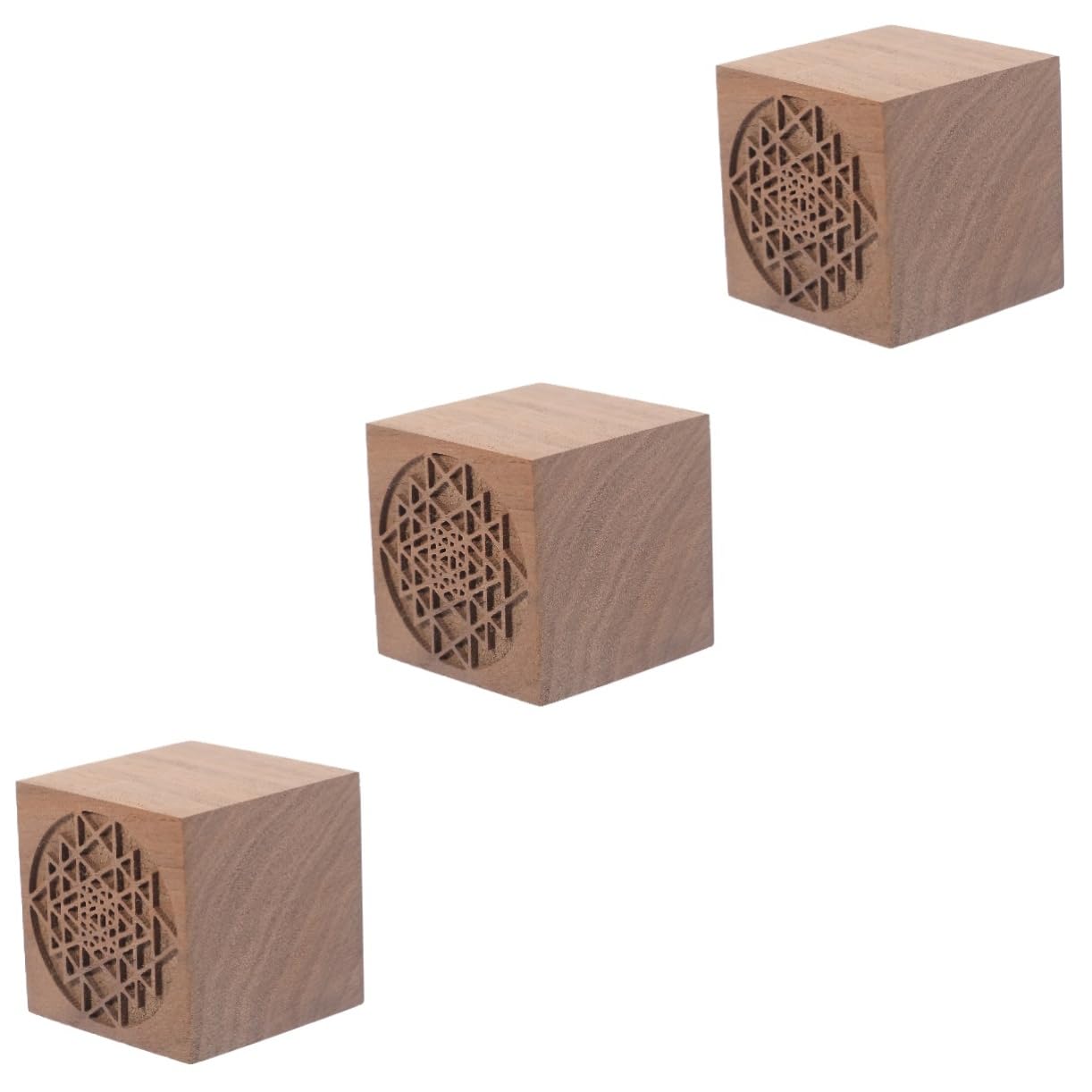 Diffuseur Arômes Bois Cube TOPBATHY en lot de 3 pièces pour huiles essentielles