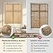EVOZEN Bamboo Blinds for Interior Windows, Custom Bamboo Shades for Indoor Windows, Roller Shades for Indoor Window and Outdoor Patio, Easy to Install for Decks, Porches, Backyards