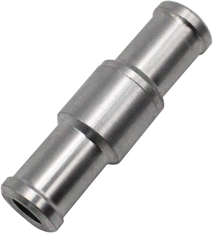 Inline One way Non return Check Valve for Fuel Water Gas Air Vacuum Aluminum with Flow Direction Marking High Strength Durable Easy Install Ideal Marine Automotive Caravans RV Agriculture Pumps