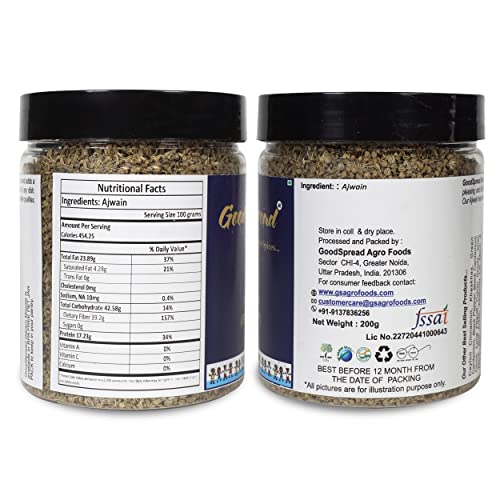 Image of GoodSpread's Organically Grown Ajwain: 200gm - Pure, Natural, and Rich in Flavor sourced from the soil of Rajasthan