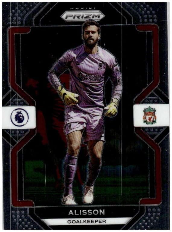 2022-23 PANINI PRIZM PREMEIR LEAGUE #192 ALISSON BECKER LIVERPOOL FC SOCCER OFFICIAL TRADING CARD OF THE PRO