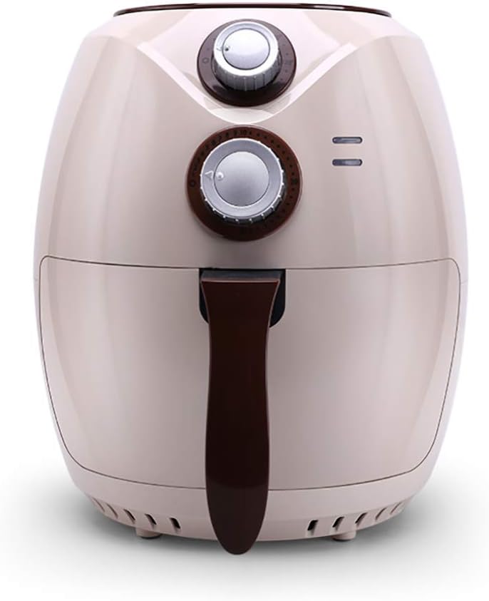 Air Fryer, 3.5 Qt Electric Hot Air Fryers Oven Oilless Cooker, Preheat, Knob Control, Nonstick Basket, 1400W,Beige Air Fryer, Oven, Baked Chicken Bread Pizza Fries (Color : OneColor) (Onecolor )