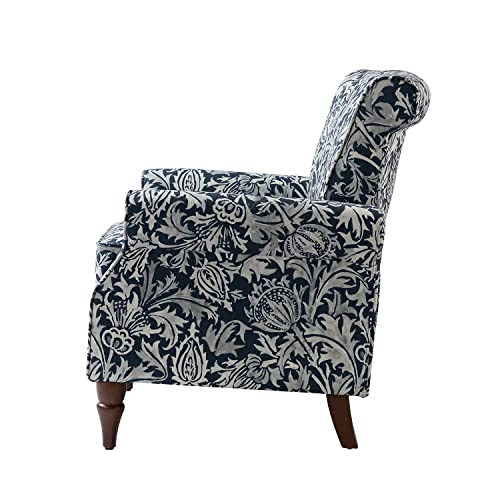 Sillón con cojín removible Azul miniatura 3