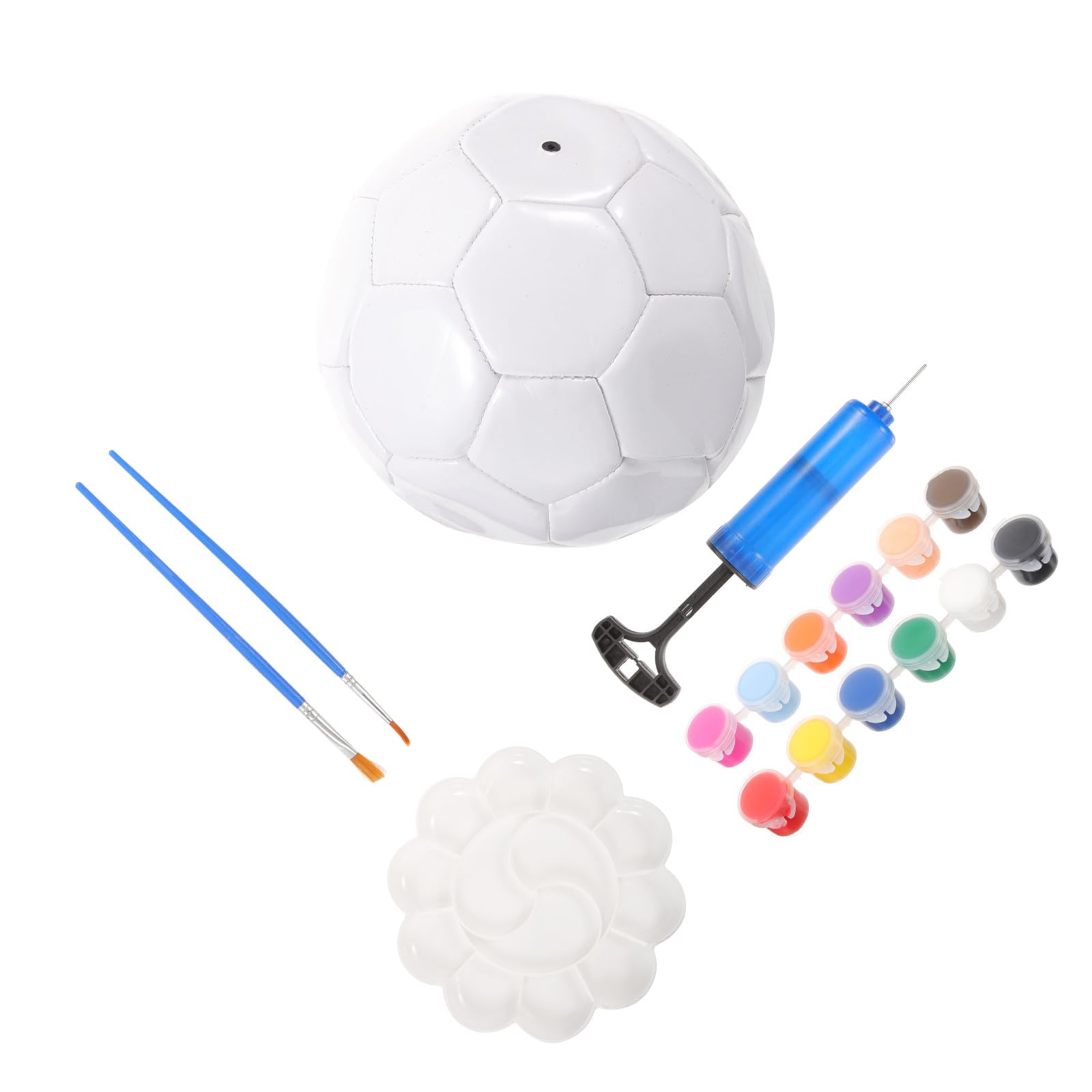 Kit de manualidades de balón de fútbol para decorar y pintar al aire libre en familia